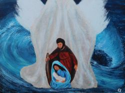 Painting: Christmas in the Year of the Waves